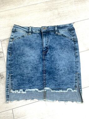GAP High-Rise Denim Midi Pencil Skirt Size 8